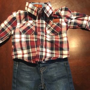 Newborn boys outfit.